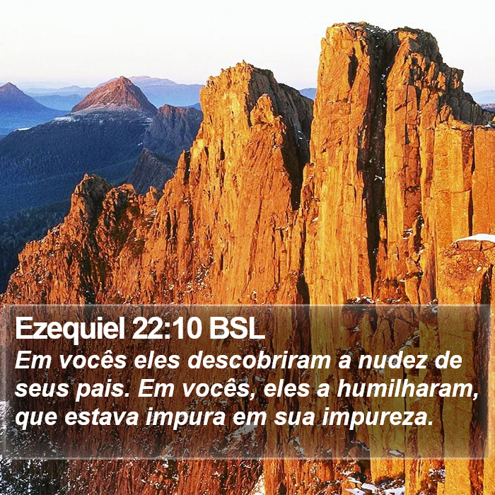 Ezequiel 22:10 BSL Bible Study