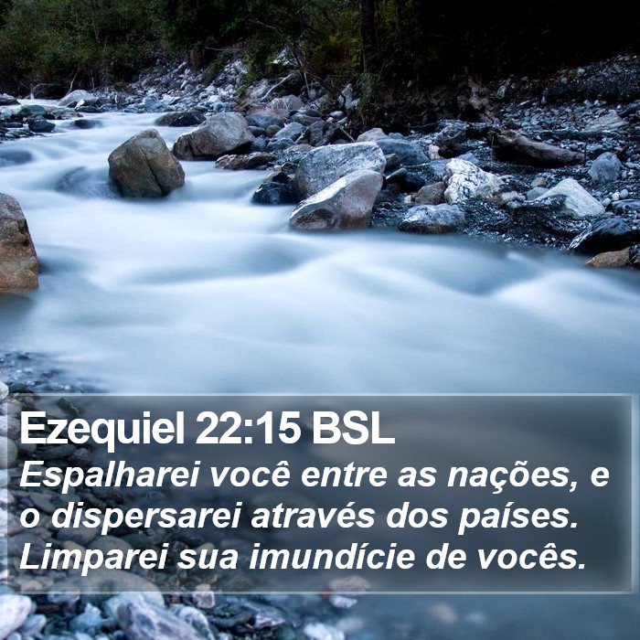 Ezequiel 22:15 BSL Bible Study