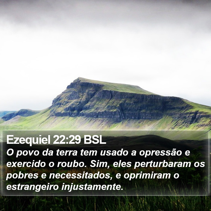 Ezequiel 22:29 BSL Bible Study