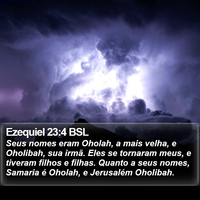 Ezequiel 23:4 BSL Bible Study