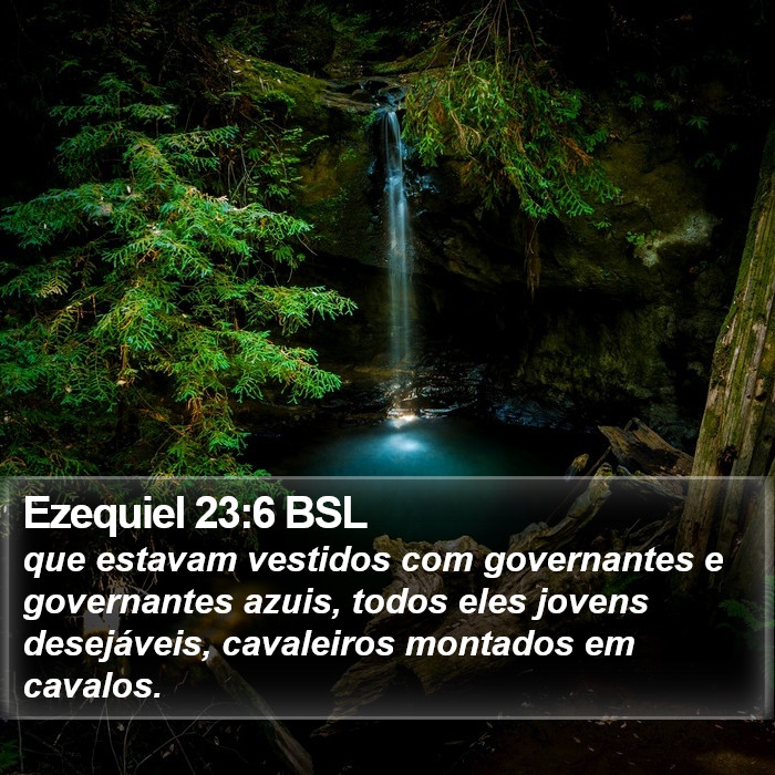 Ezequiel 23:6 BSL Bible Study