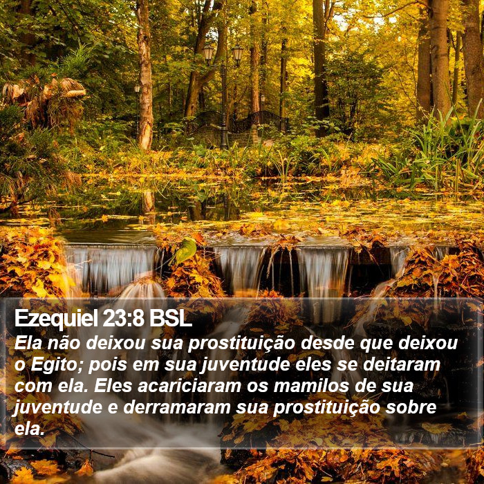 Ezequiel 23:8 BSL Bible Study