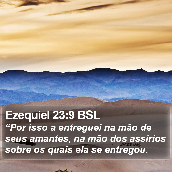 Ezequiel 23:9 BSL Bible Study