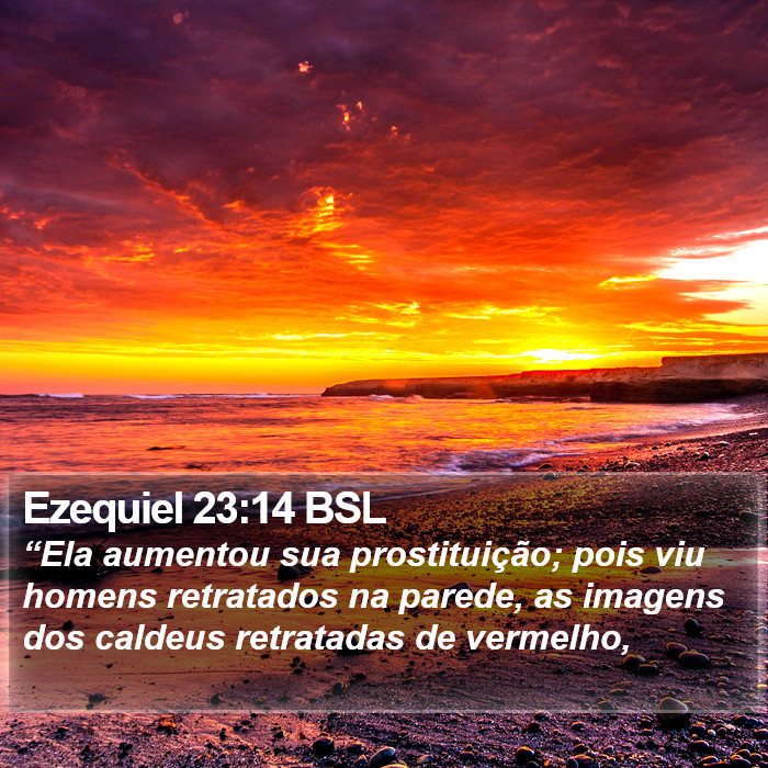 Ezequiel 23:14 BSL Bible Study