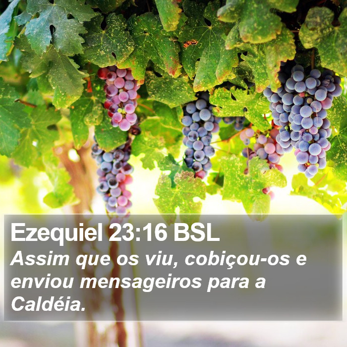 Ezequiel 23:16 BSL Bible Study