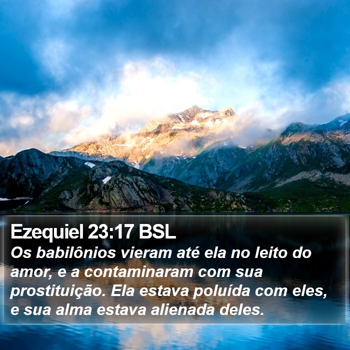 Ezequiel 23:17 BSL Bible Study