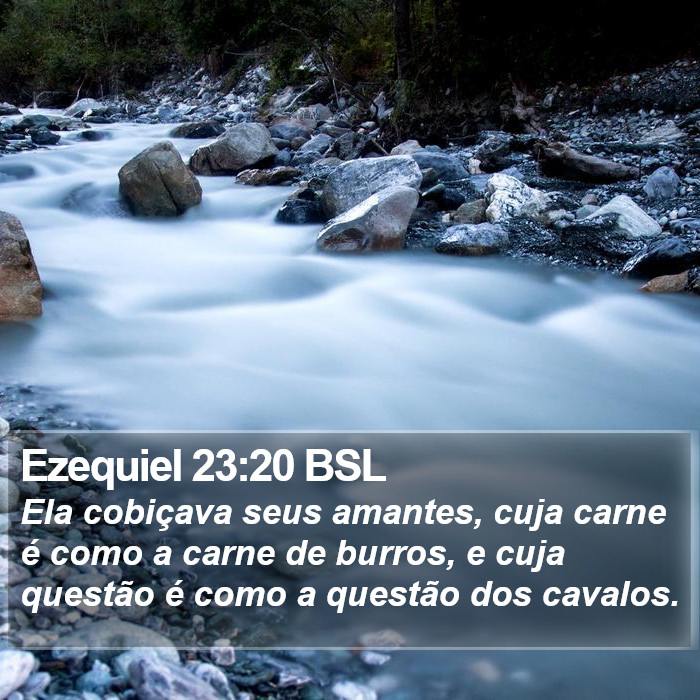 Ezequiel 23:20 BSL Bible Study