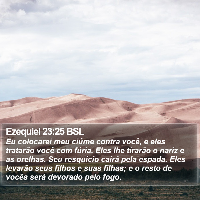 Ezequiel 23:25 BSL Bible Study