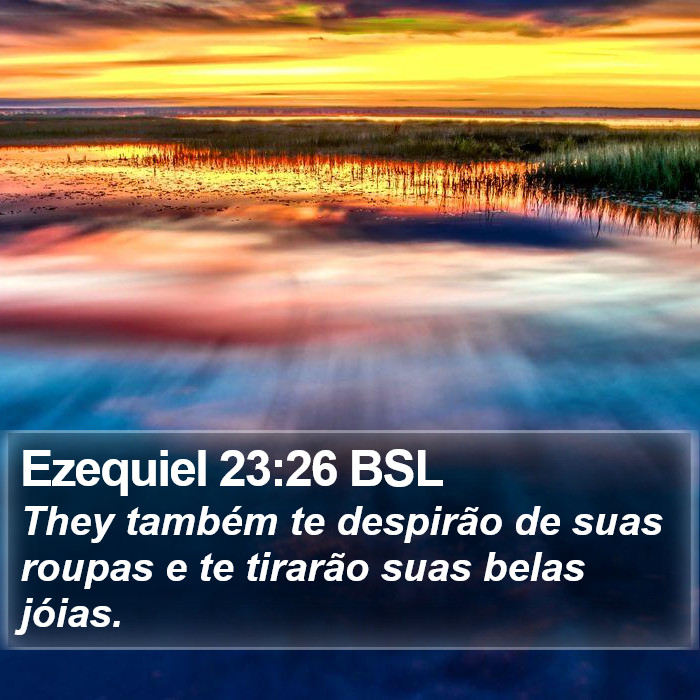 Ezequiel 23:26 BSL Bible Study