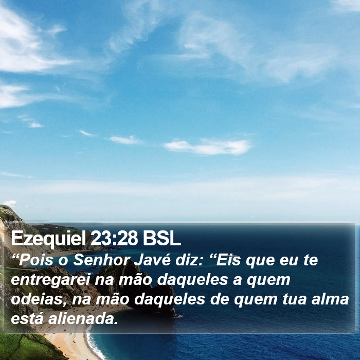 Ezequiel 23:28 BSL Bible Study