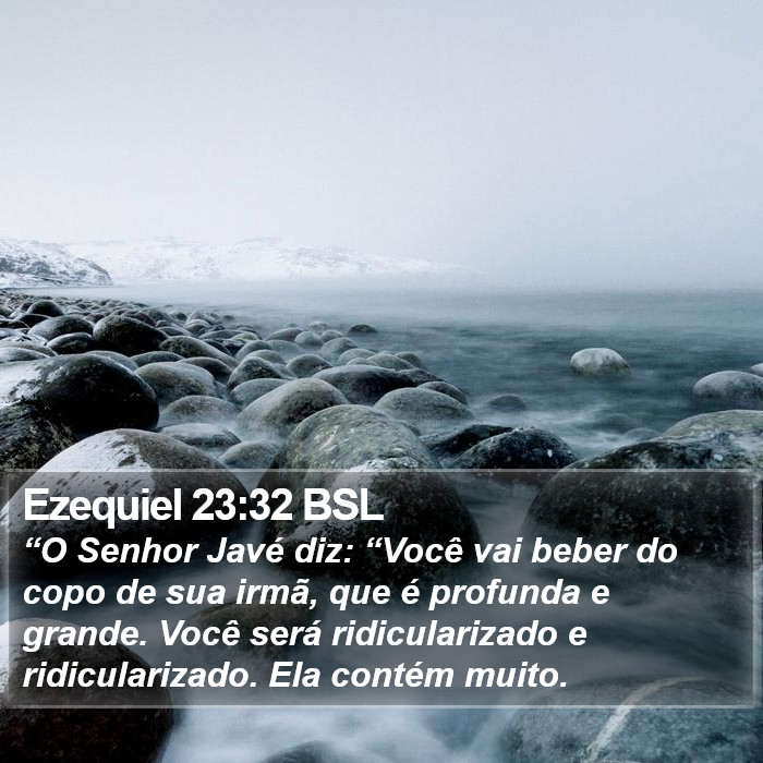 Ezequiel 23:32 BSL Bible Study