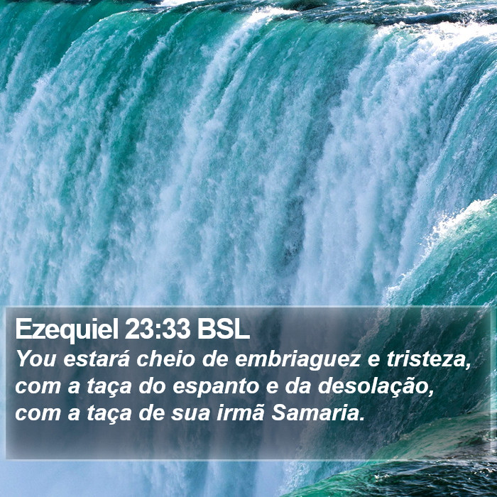 Ezequiel 23:33 BSL Bible Study