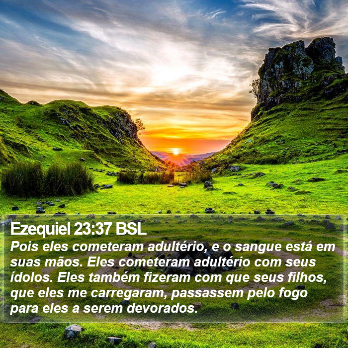 Ezequiel 23:37 BSL Bible Study