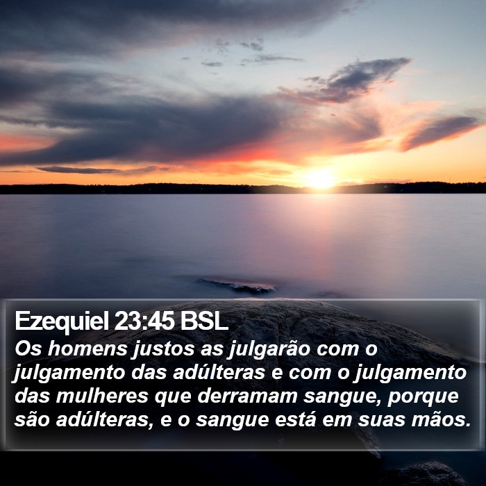 Ezequiel 23:45 BSL Bible Study