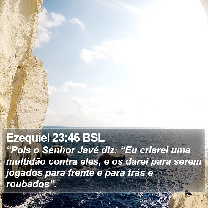 Ezequiel 23:46 BSL Bible Study