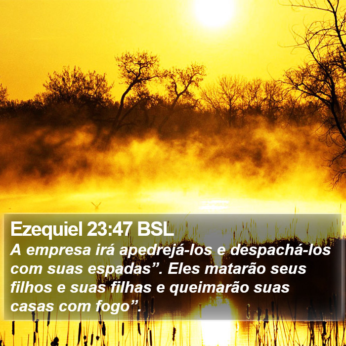 Ezequiel 23:47 BSL Bible Study