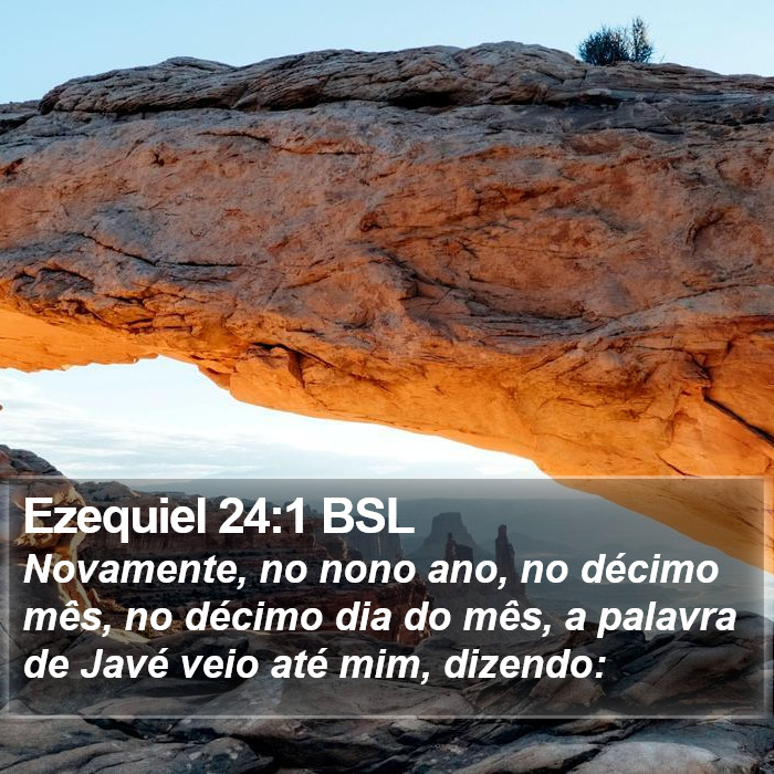 Ezequiel 24:1 BSL Bible Study