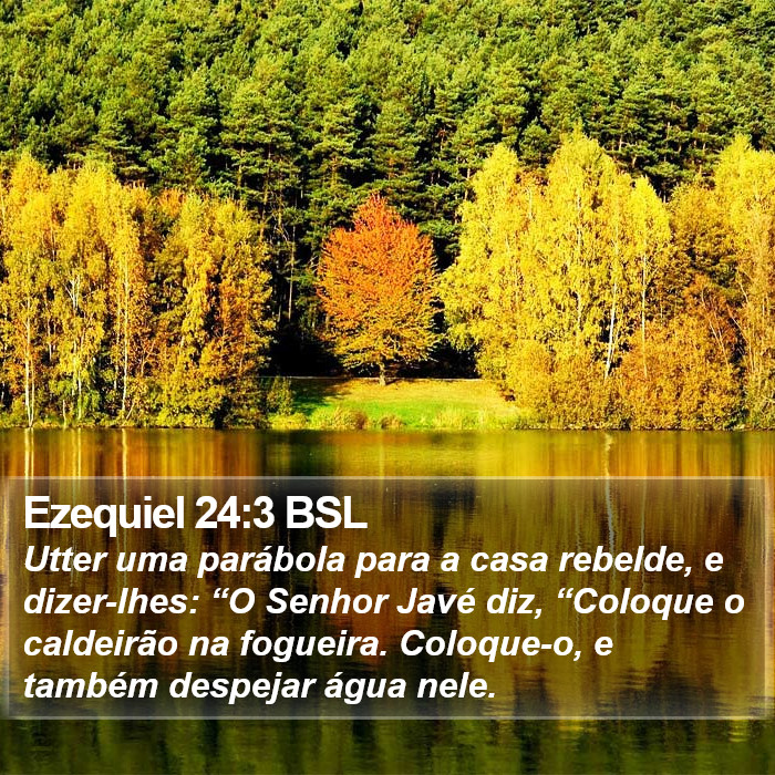 Ezequiel 24:3 BSL Bible Study