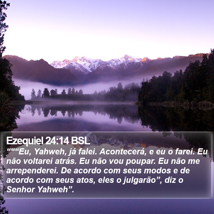 Ezequiel 24:14 BSL Bible Study