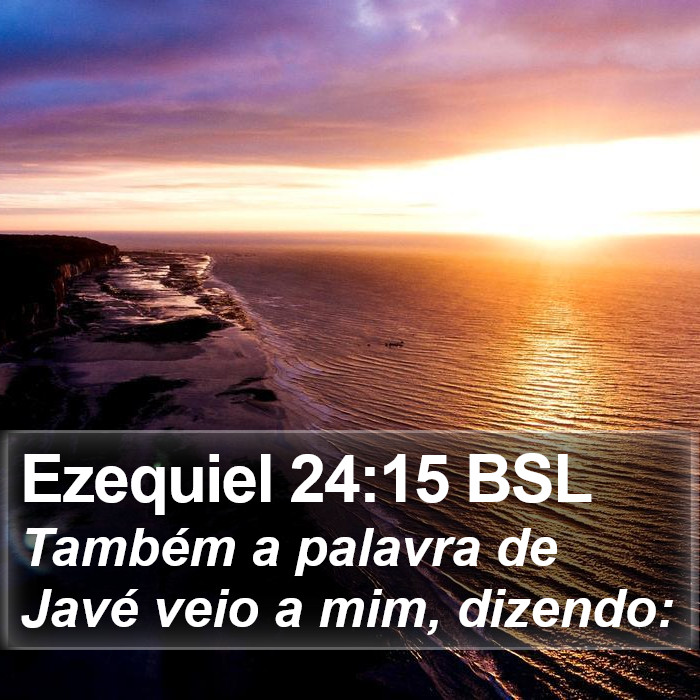 Ezequiel 24:15 BSL Bible Study