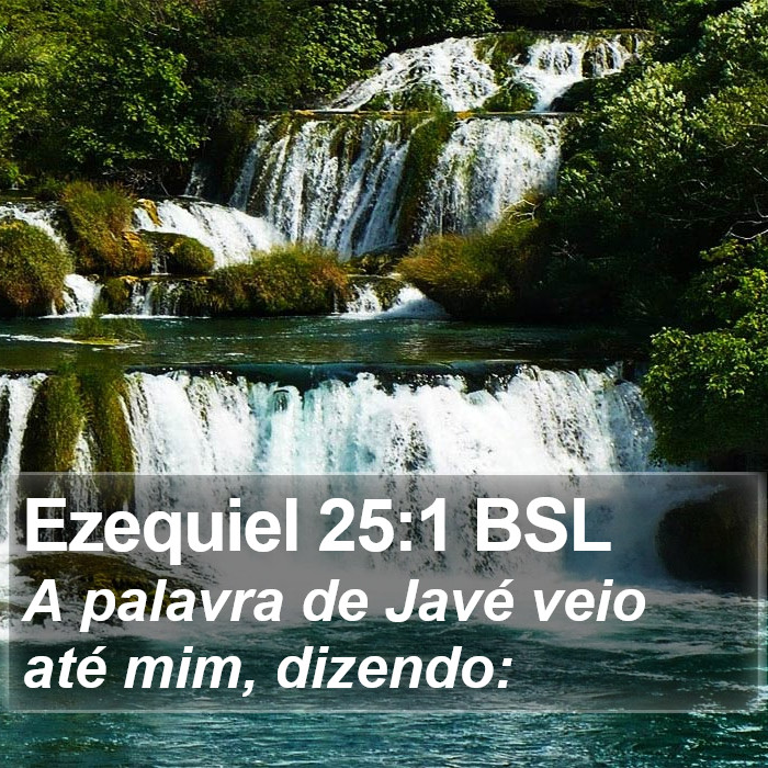 Ezequiel 25:1 BSL Bible Study