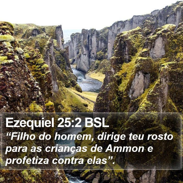 Ezequiel 25:2 BSL Bible Study