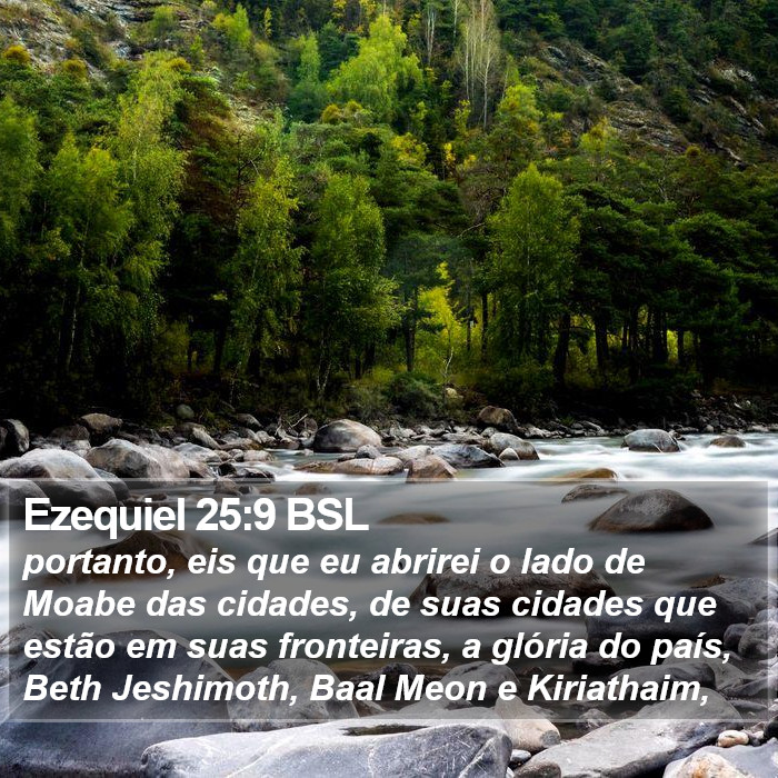 Ezequiel 25:9 BSL Bible Study