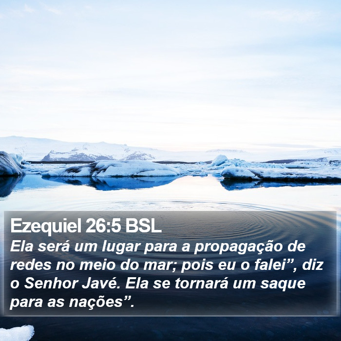 Ezequiel 26:5 BSL Bible Study