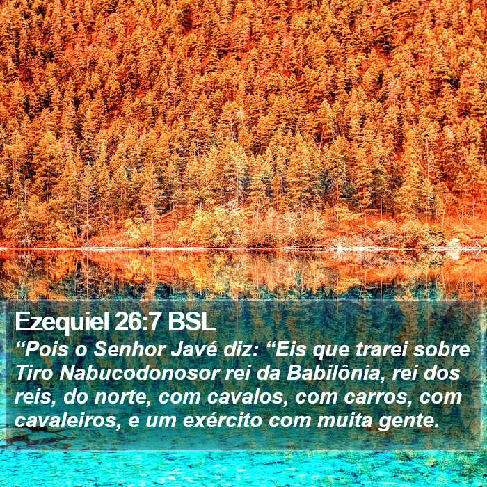 Ezequiel 26:7 BSL Bible Study