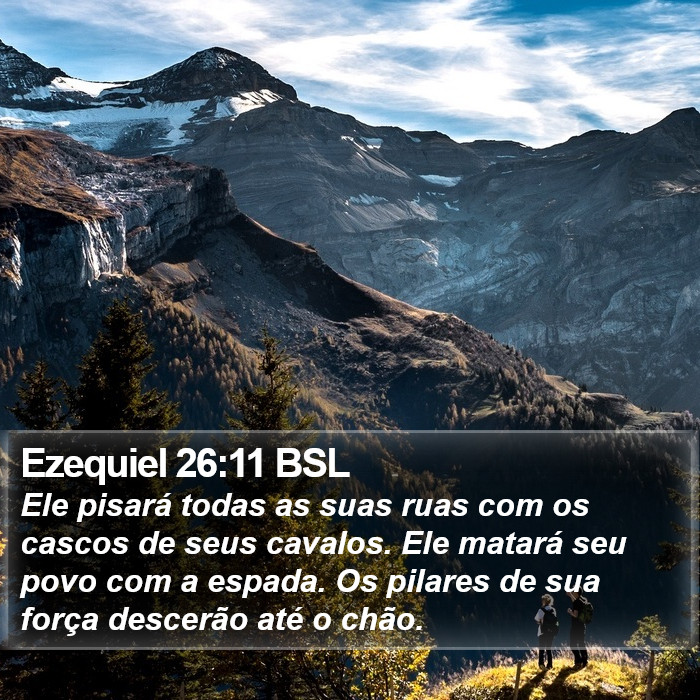 Ezequiel 26:11 BSL Bible Study