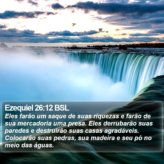 Ezequiel 26:12 BSL Bible Study