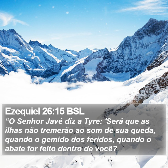 Ezequiel 26:15 BSL Bible Study
