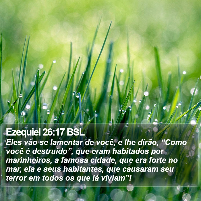 Ezequiel 26:17 BSL Bible Study