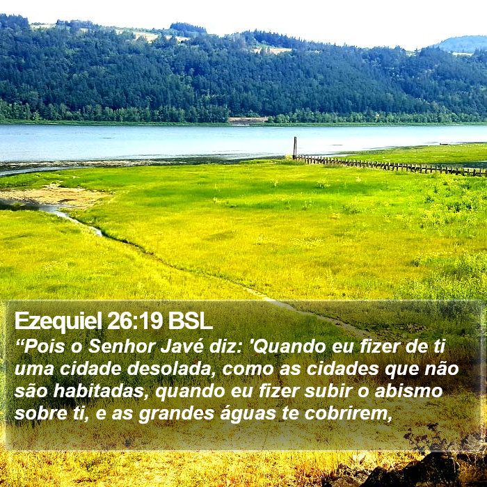 Ezequiel 26:19 BSL Bible Study