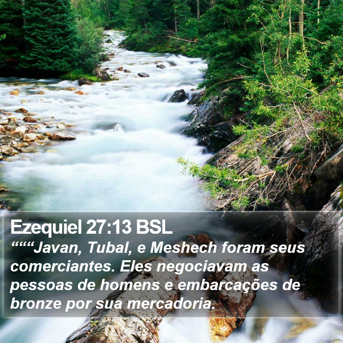 Ezequiel 27:13 BSL Bible Study