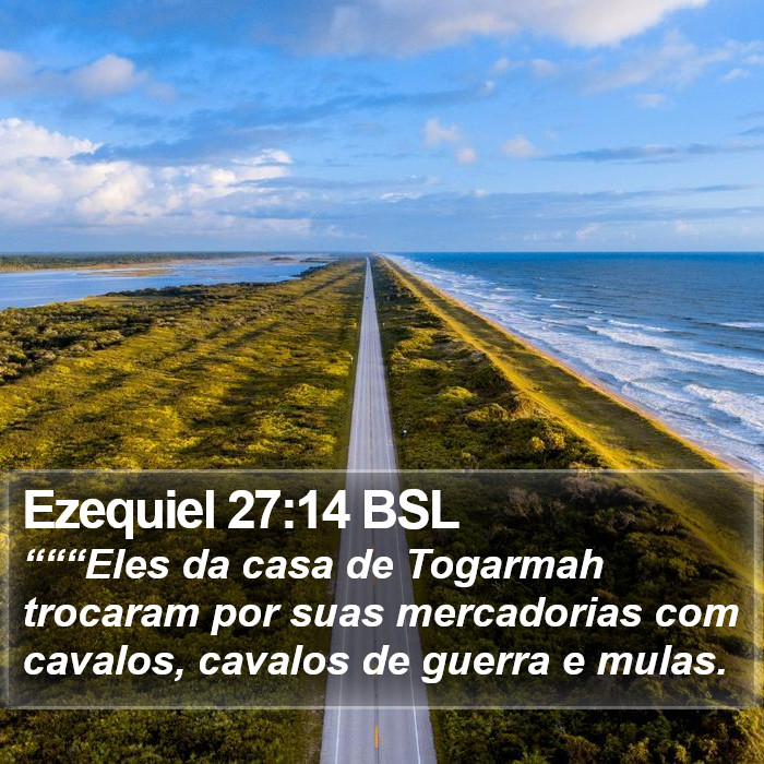 Ezequiel 27:14 BSL Bible Study