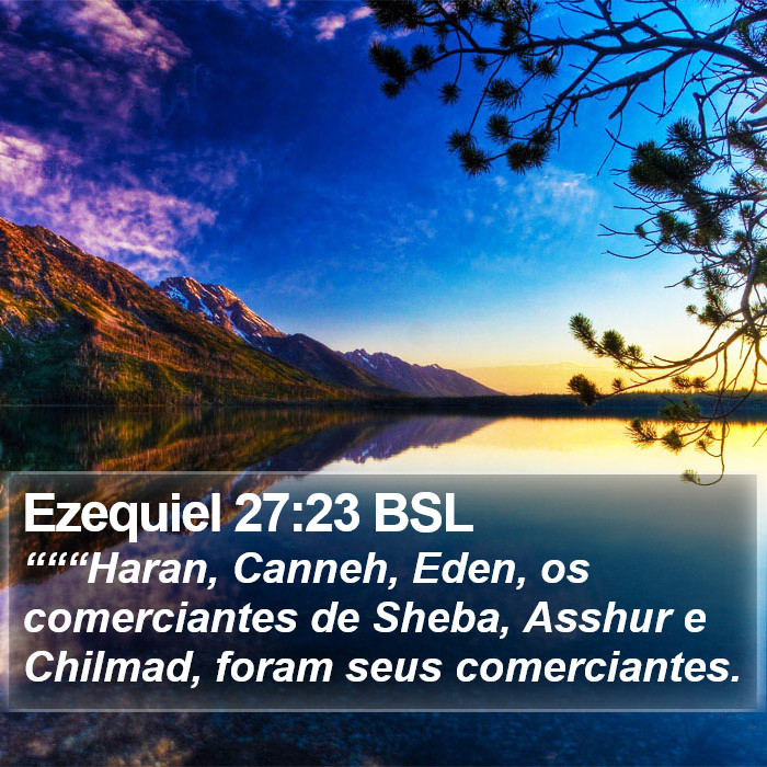 Ezequiel 27:23 BSL Bible Study