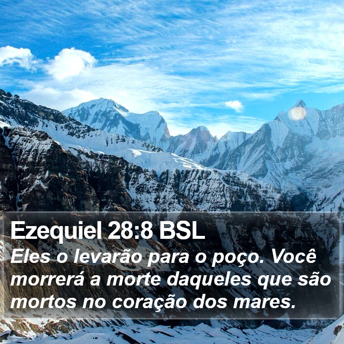 Ezequiel 28:8 BSL Bible Study