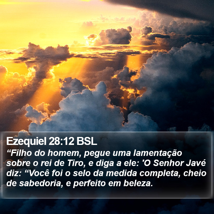 Ezequiel 28:12 BSL Bible Study