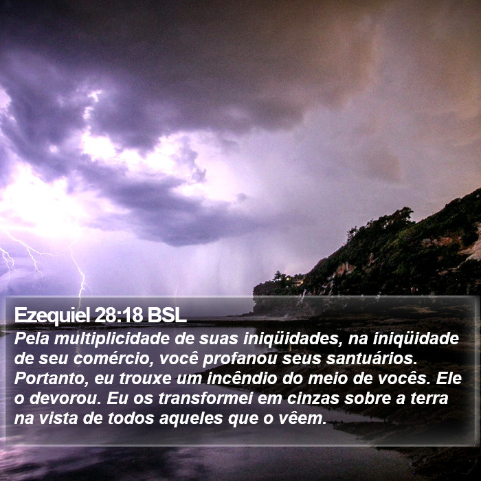 Ezequiel 28:18 BSL Bible Study