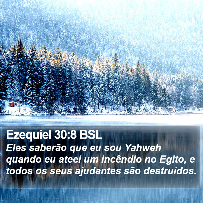 Ezequiel 30:8 BSL Bible Study