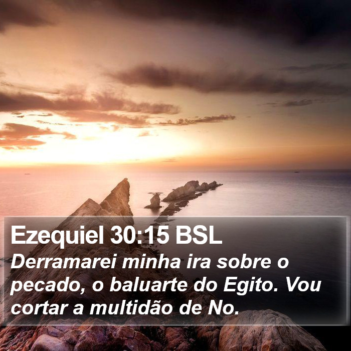 Ezequiel 30:15 BSL Bible Study