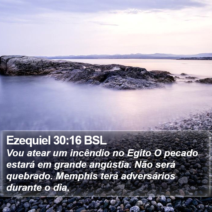 Ezequiel 30:16 BSL Bible Study