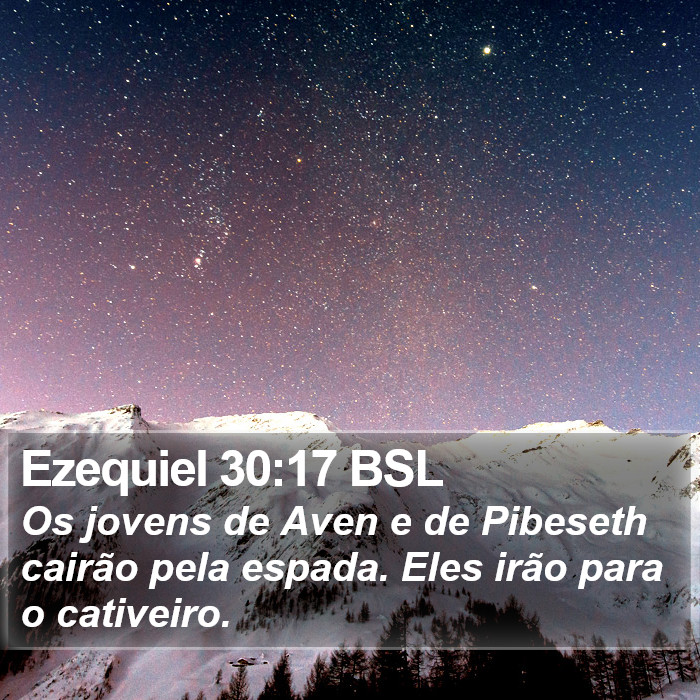 Ezequiel 30:17 BSL Bible Study