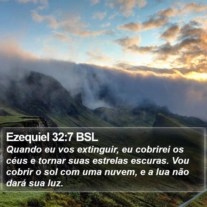 Ezequiel 32:7 BSL Bible Study