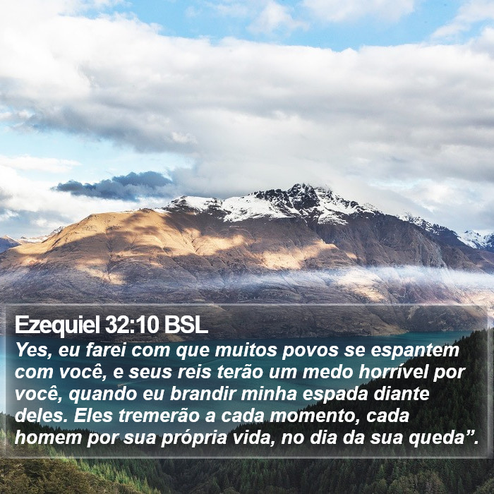 Ezequiel 32:10 BSL Bible Study