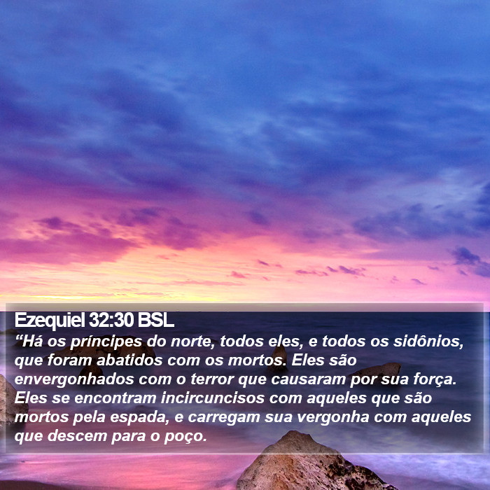 Ezequiel 32:30 BSL Bible Study
