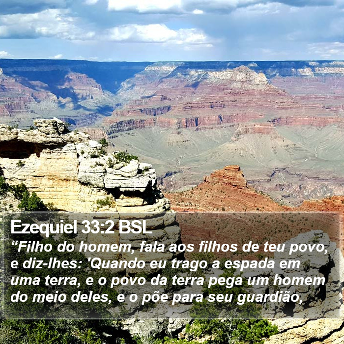 Ezequiel 33:2 BSL Bible Study