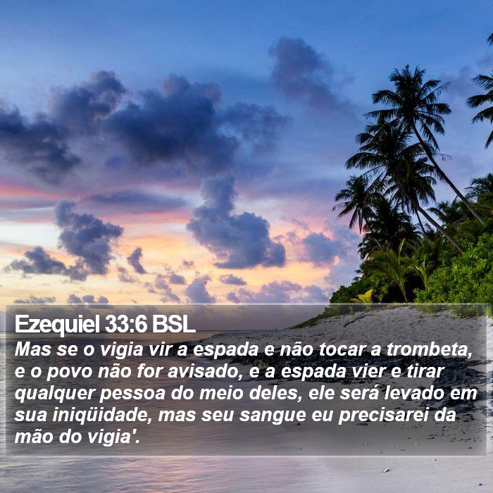 Ezequiel 33:6 BSL Bible Study