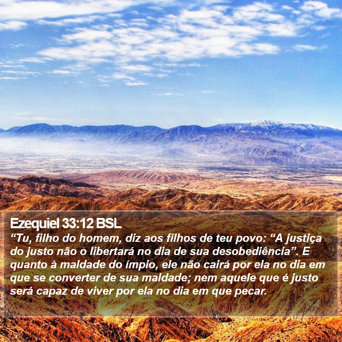 Ezequiel 33:12 BSL Bible Study